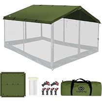 Amazon | GOGlamping HENKAKUタープテント TC スクエアテント タープ